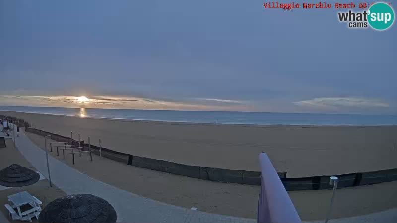 Der Strand Villaggio Mare Blu webcam Bibione Pineda – Italien