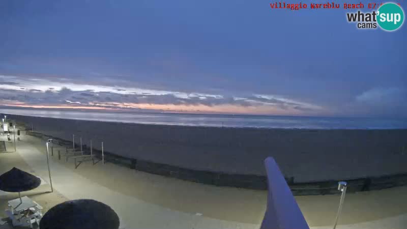 Der Strand Villaggio Mare Blu webcam Bibione Pineda – Italien