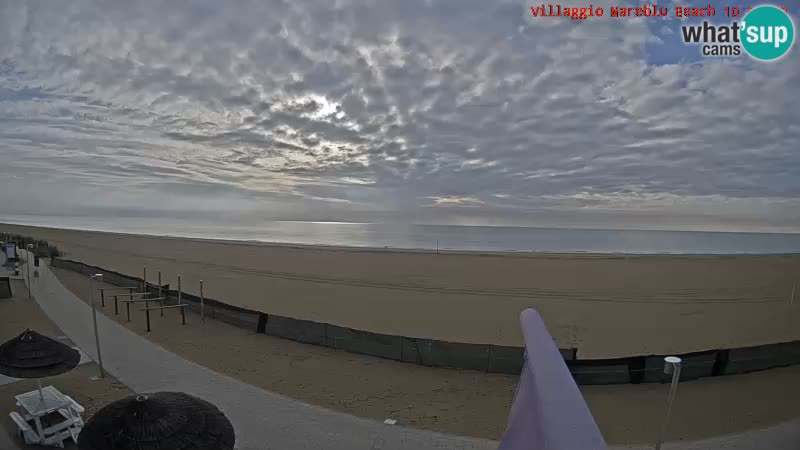 The beach Livecam Villaggio Mare Blu Bibione Pineda – Italy