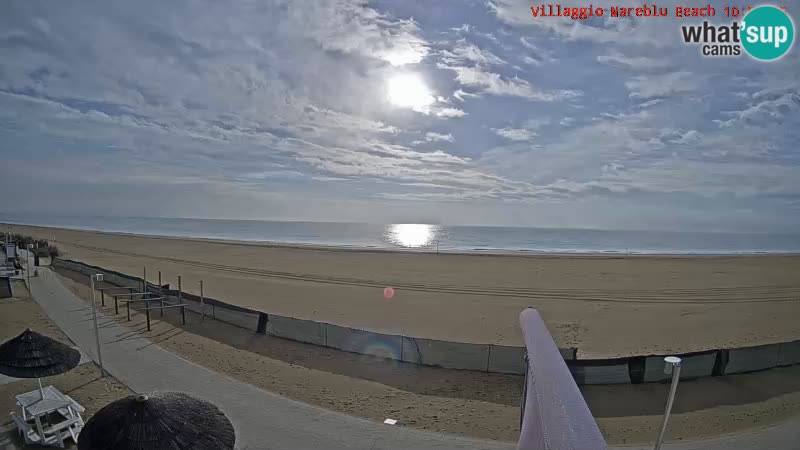 The beach Livecam Villaggio Mare Blu Bibione Pineda – Italy