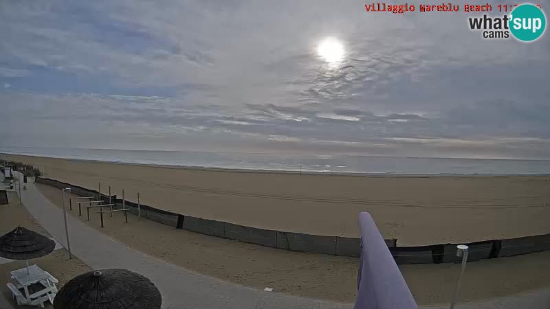 Der Strand Villaggio Mare Blu webcam Bibione Pineda – Italien