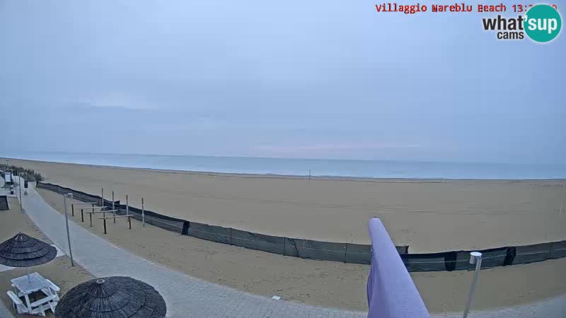 Der Strand Villaggio Mare Blu webcam Bibione Pineda – Italien