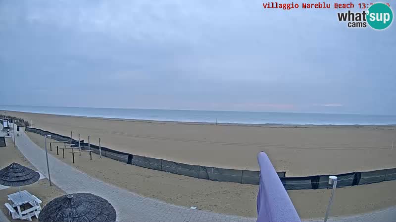 The beach Livecam Villaggio Mare Blu Bibione Pineda – Italy