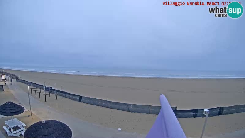 The beach Livecam Villaggio Mare Blu Bibione Pineda – Italy