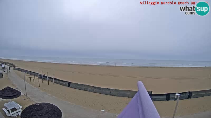 The beach Livecam Villaggio Mare Blu Bibione Pineda – Italy