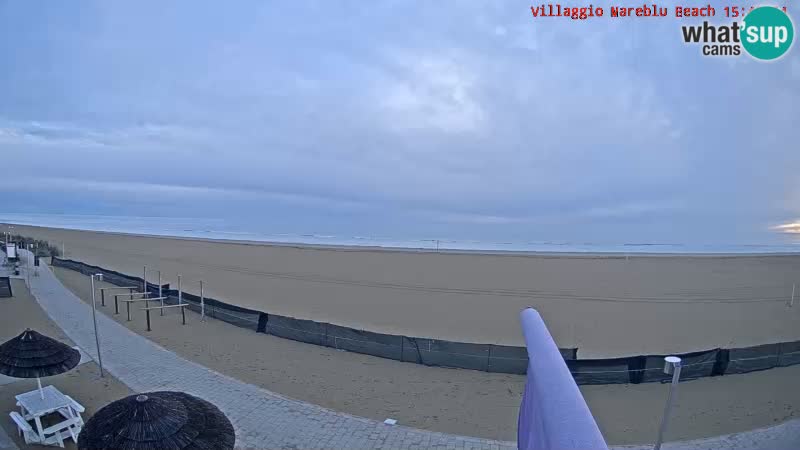 The beach Livecam Villaggio Mare Blu Bibione Pineda – Italy