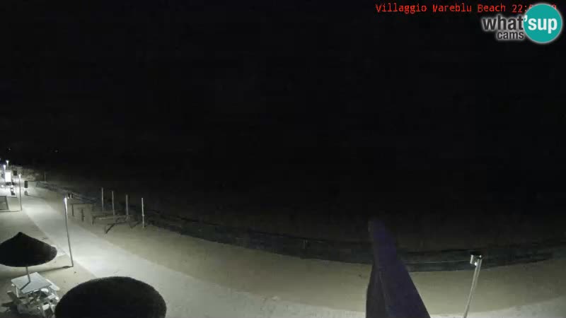 Webcam en direct de la plage Villaggio Mare Blu Bibione Pineda – Italie