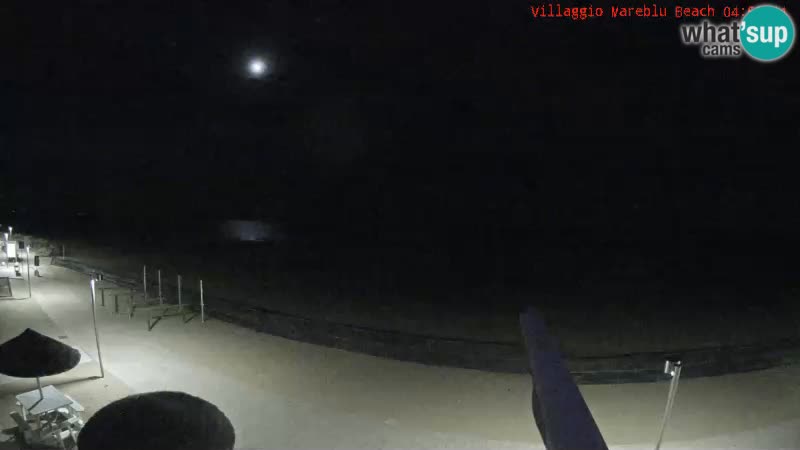 Spiaggia Webcam Villaggio Mare Blu Bibione Pineda