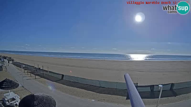 Der Strand Villaggio Mare Blu webcam Bibione Pineda – Italien