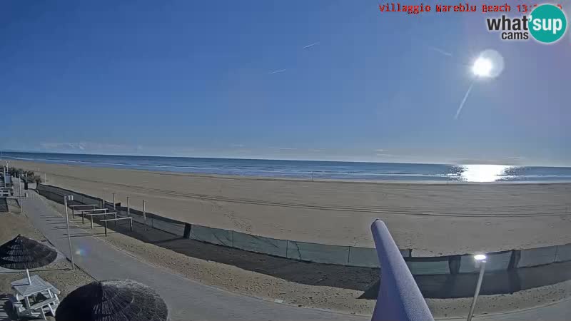 Der Strand Villaggio Mare Blu webcam Bibione Pineda – Italien