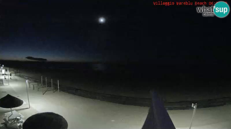 Webcam en direct de la plage Villaggio Mare Blu Bibione Pineda – Italie