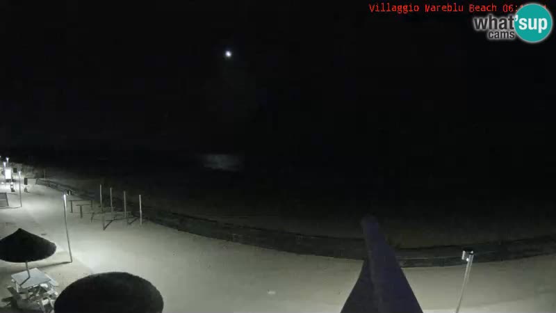 Webcam en direct de la plage Villaggio Mare Blu Bibione Pineda – Italie