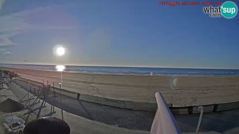 The beach Livecam Villaggio Mare Blu Bibione Pineda – Italy