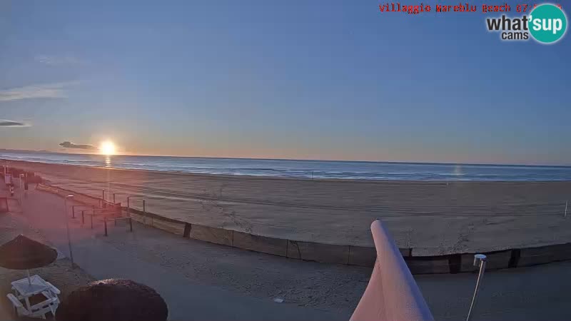 Der Strand Villaggio Mare Blu webcam Bibione Pineda – Italien