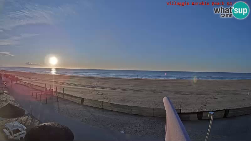 The beach Livecam Villaggio Mare Blu Bibione Pineda – Italy