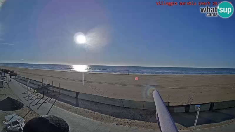 The beach Livecam Villaggio Mare Blu Bibione Pineda – Italy