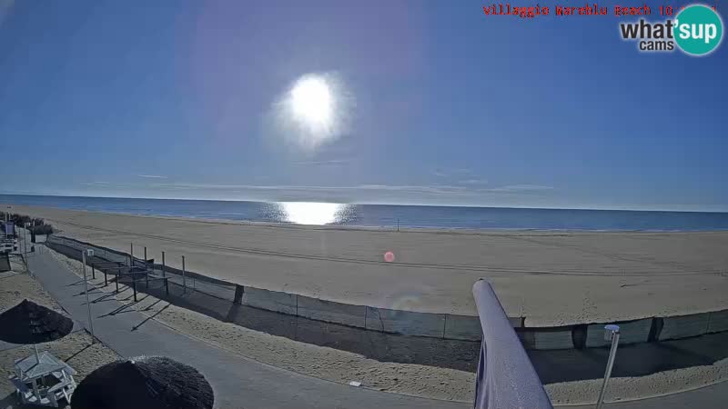 The beach Livecam Villaggio Mare Blu Bibione Pineda – Italy