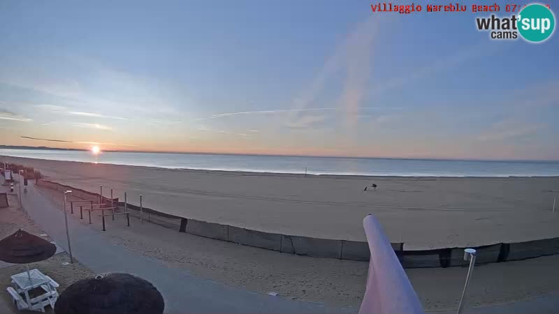 The beach Livecam Villaggio Mare Blu Bibione Pineda – Italy