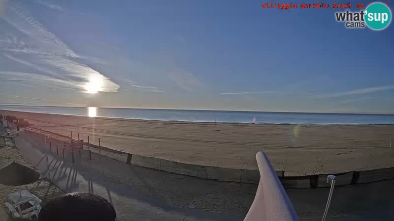 The beach Livecam Villaggio Mare Blu Bibione Pineda – Italy