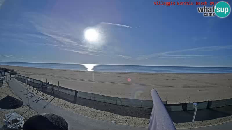 The beach Livecam Villaggio Mare Blu Bibione Pineda – Italy