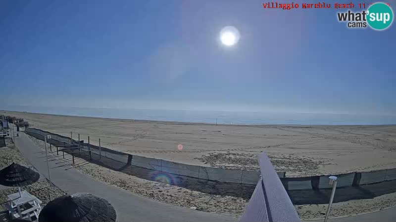 Der Strand Live-Webcam Villaggio Mare Blu Bibione Pineda – Italien