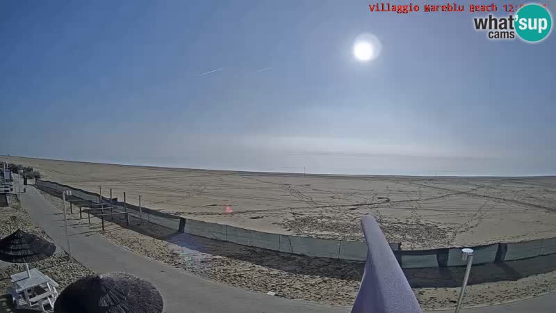 The beach Livecam Villaggio Mare Blu Bibione Pineda – Italy