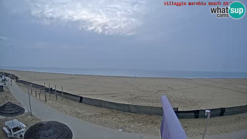 The beach live webcam Villaggio Mare Blu Bibione Pineda – Italy