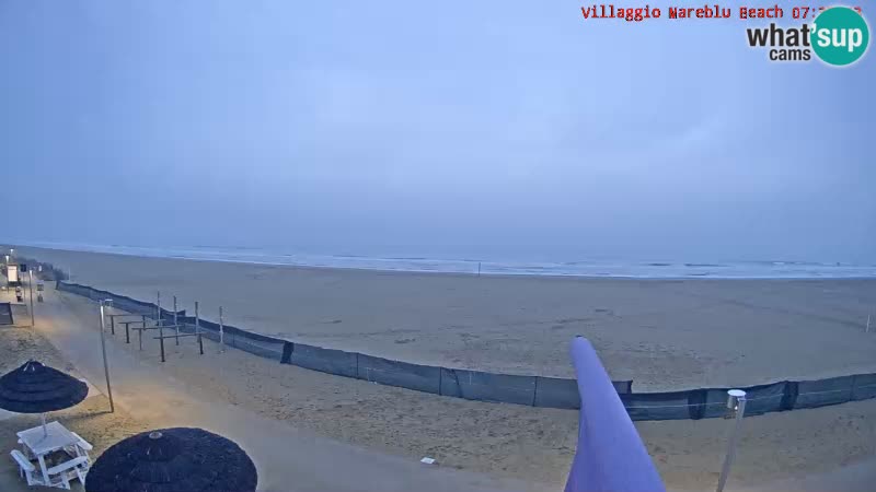 The beach Livecam Villaggio Mare Blu Bibione Pineda – Italy