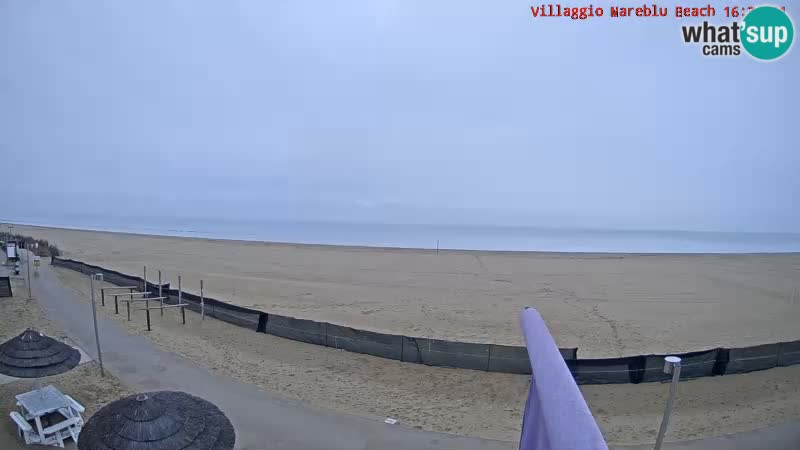 Der Strand Villaggio Mare Blu webcam Bibione Pineda – Italien