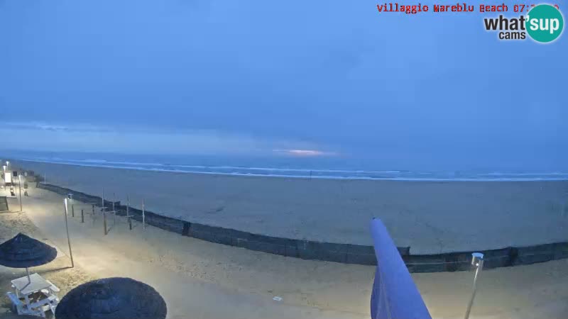 The beach Livecam Villaggio Mare Blu Bibione Pineda – Italy