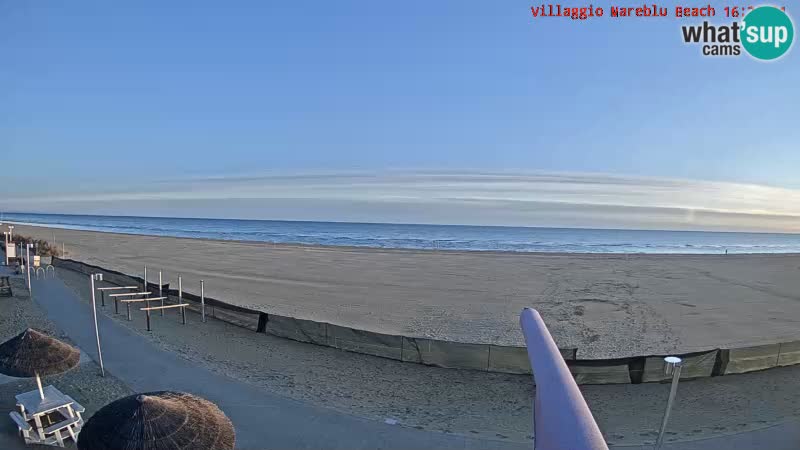 The beach Livecam Villaggio Mare Blu Bibione Pineda – Italy