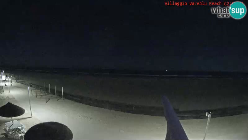 Webcam en direct de la plage Villaggio Mare Blu Bibione Pineda – Italie