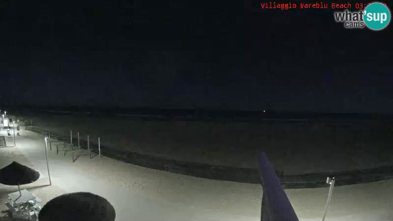 Webcam en direct de la plage Villaggio Mare Blu Bibione Pineda – Italie