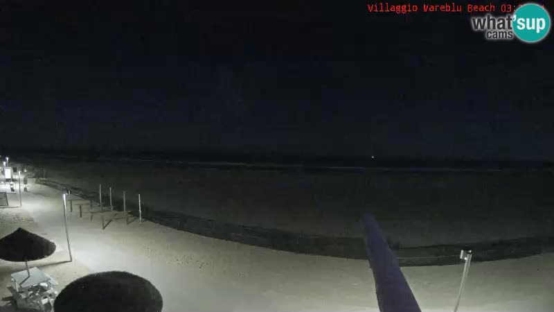 Webcam en direct de la plage Villaggio Mare Blu Bibione Pineda – Italie