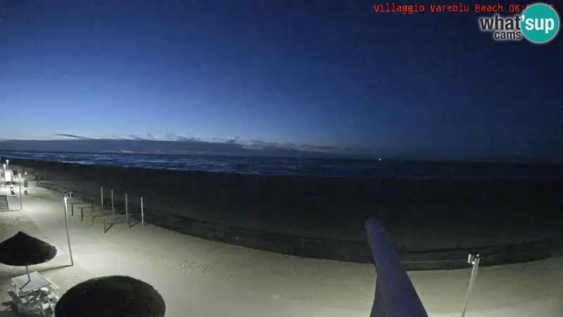 Playa webcam en vivo Villaggio Mare Blu Bibione Pineda – Italia