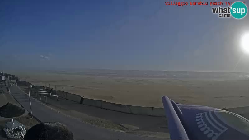 The beach Livecam Villaggio Mare Blu Bibione Pineda – Italy