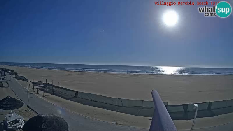 The beach Livecam Villaggio Mare Blu Bibione Pineda – Italy