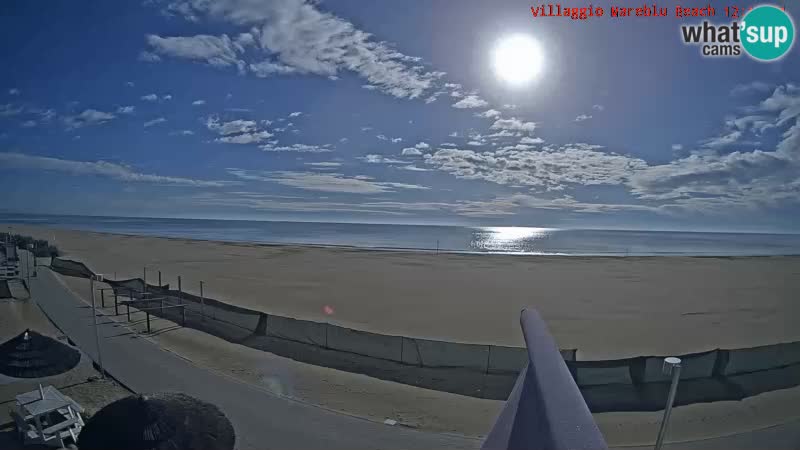 The beach Livecam Villaggio Mare Blu Bibione Pineda – Italy