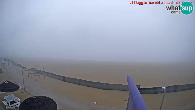 Spiaggia Webcam Villaggio Mare Blu Bibione Pineda