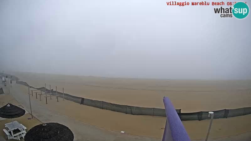 Spiaggia Webcam Villaggio Mare Blu Bibione Pineda