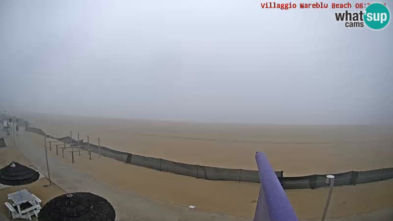 Playa webcam en vivo Villaggio Mare Blu Bibione Pineda – Italia