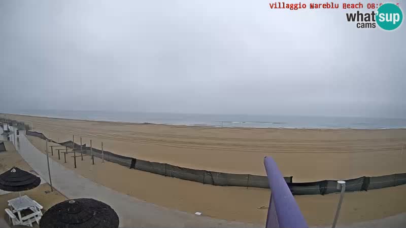 The beach Livecam Villaggio Mare Blu Bibione Pineda – Italy