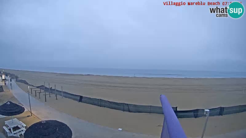 The beach Livecam Villaggio Mare Blu Bibione Pineda – Italy