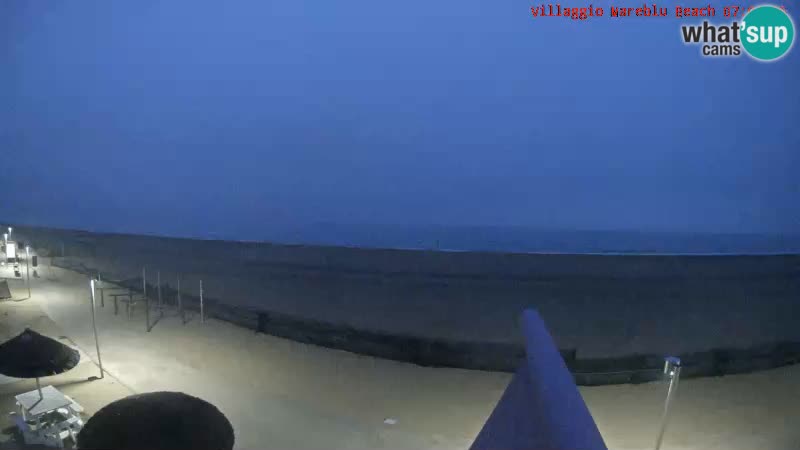 Spiaggia Webcam Villaggio Mare Blu Bibione Pineda