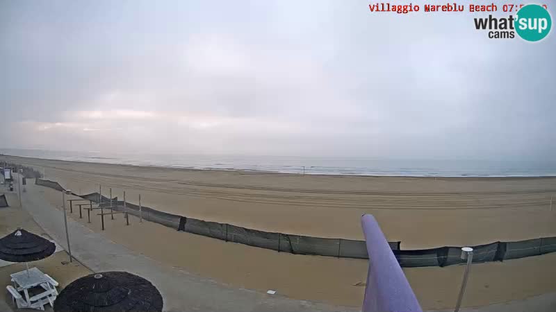 Spiaggia Webcam Villaggio Mare Blu Bibione Pineda