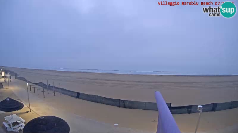 Spiaggia Webcam Villaggio Mare Blu Bibione Pineda