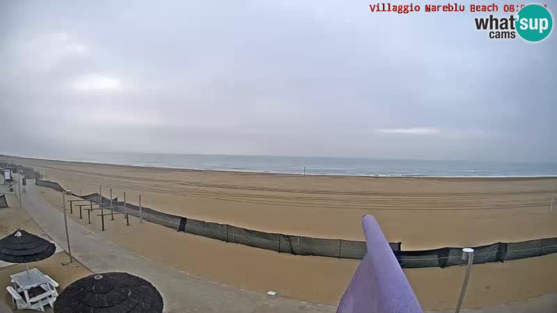 Spiaggia Webcam Villaggio Mare Blu Bibione Pineda