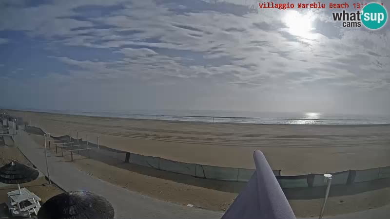 Spiaggia Webcam Villaggio Mare Blu Bibione Pineda