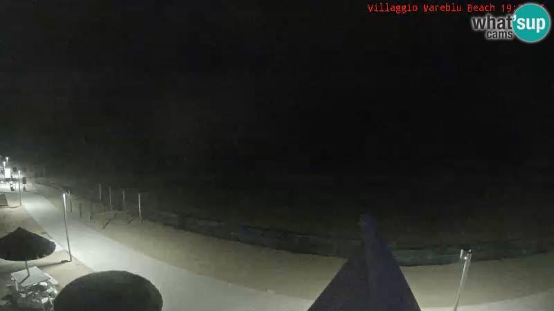 Webcam en direct de la plage Villaggio Mare Blu Bibione Pineda – Italie