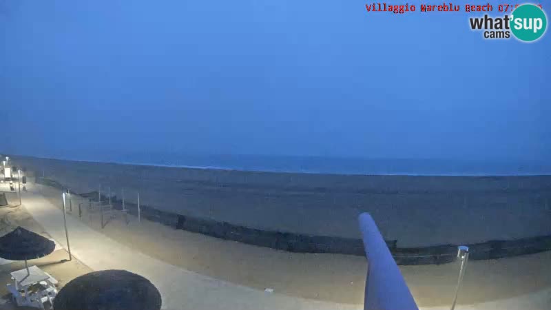 Playa webcam en vivo Villaggio Mare Blu Bibione Pineda – Italia